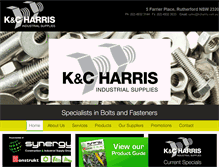 Tablet Screenshot of kcharris.com.au